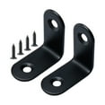 thumbnail image 1 of 30x30mm Right Angle Brackets Stainless Steel L Shaped Angle Brackets Corner Braces Support with Screws, 2pcs, 1 of 7
