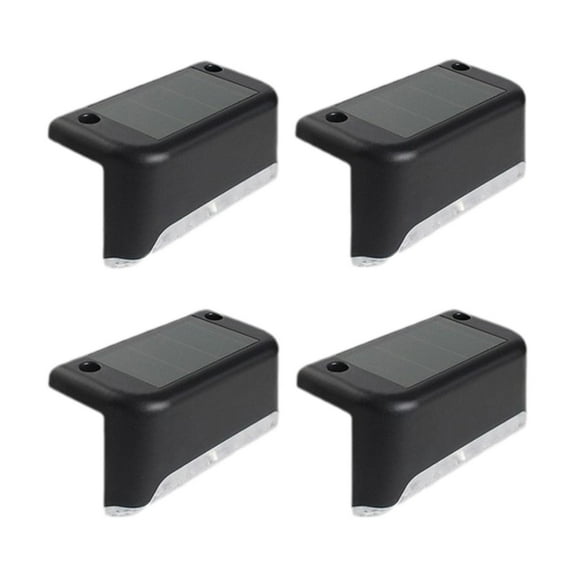 oshhnii 4Pcs LED Steps Lamps Wall Lights LED Waterproof Lighting Fence Post Warm White Light