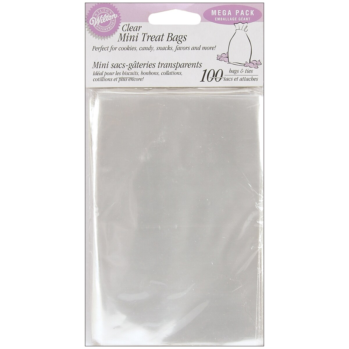 Wilton Clear Treat Bags, 100-Count - image 2 of 2