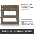 thumbnail image 4 of Soho Record Storage Console Mahogany - Turntable Stand, 4 of 11