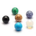 thumbnail image 3 of Cuentas de piedras preciosas de cristal de 16 mm, cuentas sueltas redondas, cuentas artesanales para hacer bricolaje, color púrpura Yuyangstore Granos de piedras de Cabochon, 3 of 8