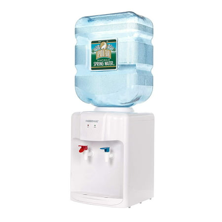 Farberware FW-WD211 3-5 Gallon Countertop Hot and Cold Water Cooler Dispenser,