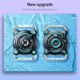thumbnail image 4 of SENHAWK 2 Pack IPX8 Waterproof AirTag Dog Collar Holder, 4-Screw Lock Removable Metal Loop Case, Compatible with Apple AirTag, Fits 1.2" Collars for Dog Cat, 4 of 9