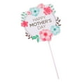 thumbnail image 2 of Dessert Card Insertion Clearance! Happy Mother'S Day Cake Toppers Flower Heart Paper Cake Picks Cake Decoration for Birthday Mother'S Day, 2 of 9