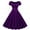Purple, variant on Women Summer Square Neck Short Sleeve Retro 50s 60s Vintage Party Swing Dress Beach Maxi Dresses Summer Dresses Casual Dresses Swing Easter Dresses for Women High Low Dress for Women Olive Summer