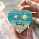 thumbnail image 4 of Aooww Sea Glass Thank You Keepsake, 2025 Snowflake Sea Glass Friendship Ornaments, Winter Christmas Hanging Decorations Indoor, Xmas Gift for Best Friends, Meaningful Friendship Tokens, K, 4 of 6