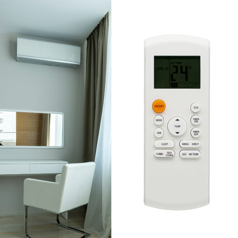 Replacement AC Remote Control for Midea General RG57A7/BGEF