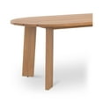 thumbnail image 5 of Moe's Home Collection Delta Oval Outdoor Dining Table Natural Wood Dining Tables, 5 of 6