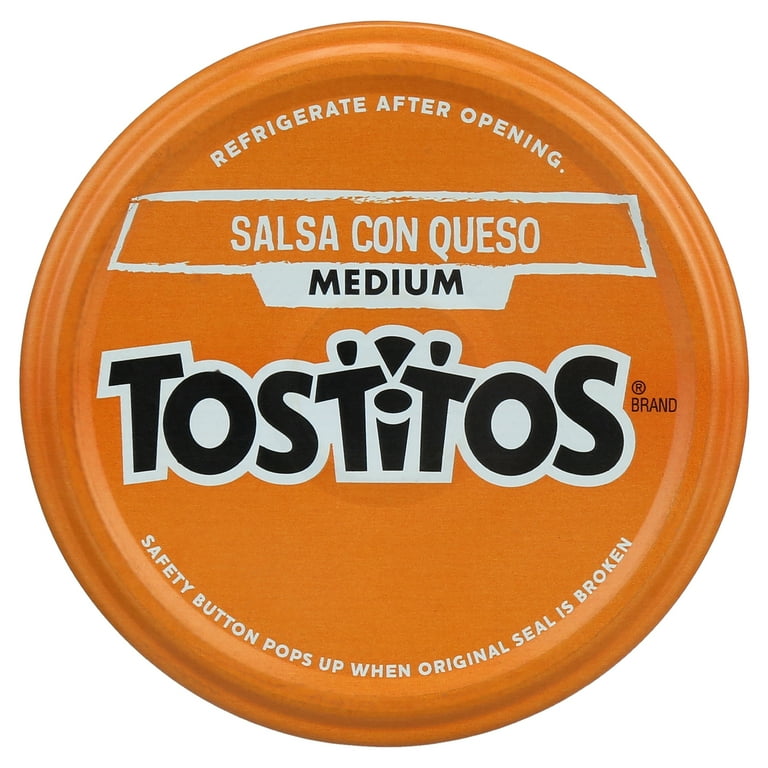 Tostitos Salsa, Medium Salsa Con Queso, 15 oz Jar
