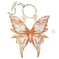 thumbnail image 1 of pstuiky Set de Halloween de 4 piezas para niñas y mujeres: orejas, varita, diadema de flores para cosplay, 1 of 7