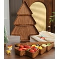thumbnail image 4 of Decorative Christmas Holiday Themed Plastic Containers Jars with Lids,Cookies Snacks Candies Gingerbread Container Xmas Party, 4 of 6