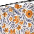 thumbnail image 3 of Pioneer Flower Floral Print Pattern Shower Curtain 36"x72" ,Bathroom Decorative Shower Curtains Set with 12 Hooks,Modern Waterproof Washable Shower Curtain, 3 of 6