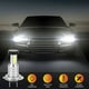 thumbnail image 2 of 2X H7 LED Headlight Bulb Kit High Low Beam 100W 30000LM Super Bright 6000K White, 2 of 5