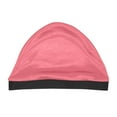 thumbnail image 5 of Silky Bonnet for Men, Wave Cap Satin Silk Hair Bonnet for Sleep, Durags Elastic Band Wave Caps, Stocking Wave Sleeping Shower Caps Silk Hair Wrap for Men Women Watermelon Red, 5 of 5
