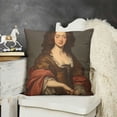 thumbnail image 2 of Pillow Cases Oil Painting Elegant Woman Square Decorative Throw Pillow Cover Washable Pillowcase for Home Office Travel Bed Sofa, 2 of 5