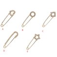 thumbnail image 4 of Shining Rhinestone Brooch Pin Simple Design Party Banquet Clothes Badge Clip Pin Sweater Shirt Decor BC18Y1009-5, 4 of 9
