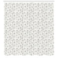 thumbnail image 3 of Ambesonne Northwoods Shower Curtain, Dancing Funny Bears, 69"Wx75"L, Dimgray Tan White, 3 of 3