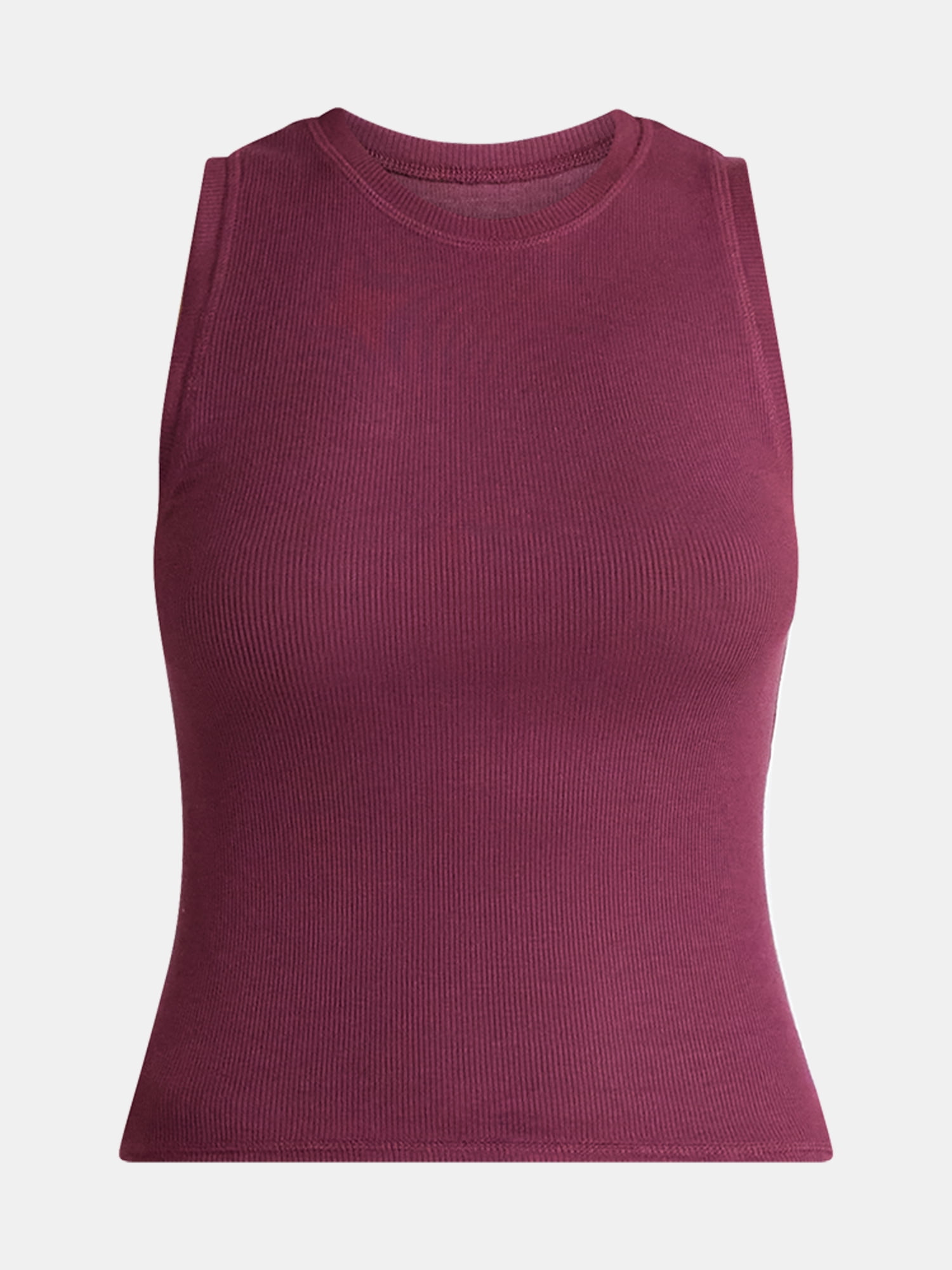 No Boundaries Fitted Crewneck Tank Top, Women’s