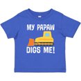 thumbnail image 3 of Inktastic Papaw Loves Me Grandson Truck Boys Baby T-Shirt, 3 of 5