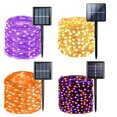 thumbnail image 2 of LEEYNEER 2 Packs (250 LED Bulbs Total) Solar-Powered 81-Foot Waterproof IP65 String Lights with Motion Sensor & Remote-Free Operation - Energy-Efficient Solar Fairy Lights for Halloween, 2 of 6