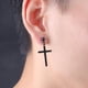thumbnail image 1 of Aretes de Crucifijo Salvador Acero Inoxidable 316L para Mujer y Hombre, 1 of 7