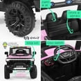 thumbnail image 3 of Camioneta Montable Eléctrico Con Control Remoto para niña niño con asientos de piel carro Todo terreno BCX-7 Enyz Led neon y muticolor Música Bluetooth edades de 2 a 5 años, 3 of 8