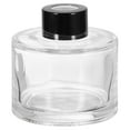 thumbnail image 1 of Uxcell Botella Difusora de Vidrio Vacía de 120ml/4oz 3" x 2.8" Accesorio de Fragancia Recargable para Reemplazar Difusor de Caña, 1 of 6