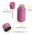 thumbnail image 3 of RTIC Journey 12 oz Insulated Ceramic Lined Water Bottle, Orchid, 3 of 8