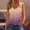 🔥 Purple, variant on Sentmoon Cute Tank Tops for Women Loose Fit Sleeveless Womens Tee Shirts with Print Crew Neck Spaghetti Strap Women Tops Dressy Casual Breathable Casual for Travel and Vacation Khaki L
