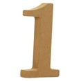 thumbnail image 1 of Gkeoshab Desktop Ornament Wood Wooden Number Log Alphabet Wedding Birthday Party Home Decorations Home & Garden, 1 of 2