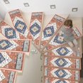 thumbnail image 6 of Non Slip Stair Treads for Wooden Steps, Yamaziot 15Pcs Indoor Carpet Stair Runners for Kids Elders & Pets, 8" x 30" Anti Skid Reusable Adhesive Boho Staircase Step Treads, 6 of 9
