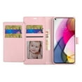 thumbnail image 2 of For TCL 40 XE 5G T609DL Wallet ID Flip Pouch Cover Phone Case - Rose Gold, 2 of 5