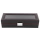 thumbnail image 1 of Caja de reloj Jadeshay de 6 ranuras color Negro para viaje, 1 of 8