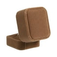 thumbnail image 7 of Unique Bargains Luxury Ring Box Jewelry Display Box for Engagement Disposal Decorative Box Suede Brown, 7 of 7