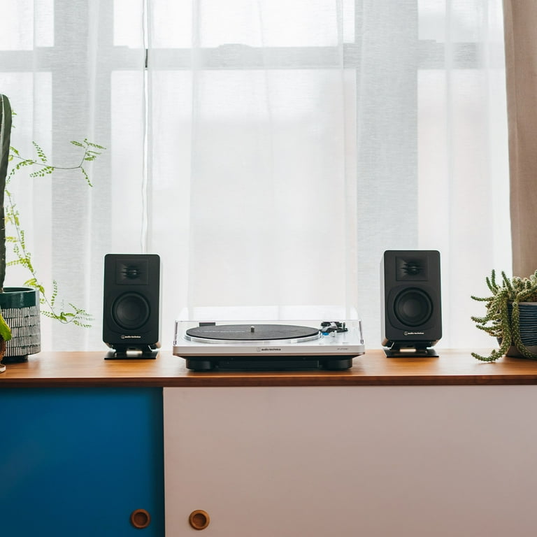 Audio-Technica AT-SP3X Powered Bookshelf Speakers - Pair (Black