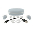 thumbnail image 3 of Altec Lansing NanoBuds Sport Truly Wireless Earbuds, with Water Resistance, Stay-In-Place Helix Wings, Anti-Microbial Protection, 20 Hours of Total Playtime, Ice Blue, MZX5200-ICY, 3 of 8