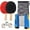 Blue, variant on GSE Games & Sports Expert Complete Portable Table Tennis Game Set with Retractable Ping Pong Net & Post, 2 Paddles & 3 Ping Pong Balls for Anywhere-Grey