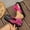 Hot Pink, variant on Women's Platform Flip Flops Boho Sparkly Wedge Thong Sandals Trendy Outdoor Slippers Green 8.5