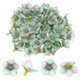 thumbnail image 1 of Uxcell 100-Pack Cabezas de Flores Artificiales, Flores de Seda Falsas de Margarita para Decoración de Bodas/Guirnaldas/Sombreros/Zapatos/Fiestas, Pétalos de Cereza Falsos [Verde Oscuro], 1 of 1