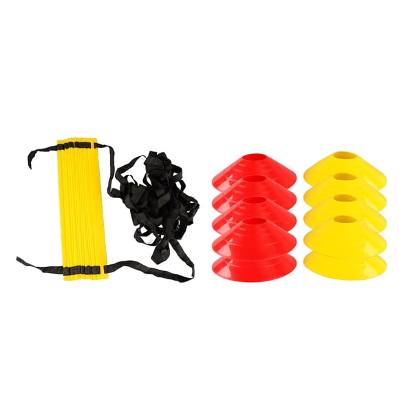 Escalera De Agilidad Para Entrenamiento De Fútbol, correas De Nailon Y PP, Kit De Tren De Agilidad De Velocidad, Ligero Y De Larga Duración, Aumenta La Coordinación, 10