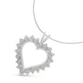 thumbnail image 3 of Sterling Silver 1/4ct. TDW Diamond Heart Pendant Necklace (I-J, I3-Promo), 3 of 6