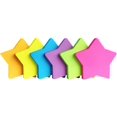 thumbnail image 2 of Star Shape Sticky Notes 8 Color Bright Colorful Sticky Pad 75 Sheets/Pad Self-Sticky Note Pads (8 Pads), 2 of 3