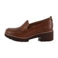 thumbnail image 2 of Naturalizer Darry Women's Loafers & Slip-Ons English Tea Brown Croco Size 6 W, 2 of 8