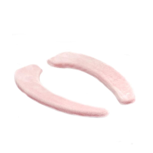 Inteprter Disfrute de una lujosa y acolchada funda acolchada para asiento de inodoro, cálida y , lavable Juegos de accesorios de baño rosa 40*14*8cm