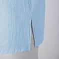 thumbnail image 5 of Mens Fashion Casual Simple Comfortable Solid Color Collar Shirt Top, 5 of 5
