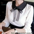 thumbnail image 2 of LoudSung Fake Collar Detachable Half Shirt Blouse False Collar Floral Lacing Top Elegant Lovely Design for Women Girls, 2 of 7