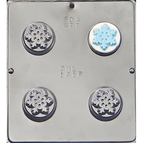 1618 Snowflake Oreo Cookie Chocolate Candy Mold