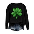 thumbnail image 2 of St. Patrick's Day Sweatshirt, Women Long Sleeve Round Neck Sweatshirt, Women's Casual St. Patrick's Day Printed Sweatshirts Tops Comfortable Crew Neck Long Sleeved Hoodie Sweatshirt, 2 of 6