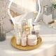 thumbnail image 3 of Organizador de mesa giratoria Gold Lazy Susan, 33 cm, madera de roble, 3 of 6