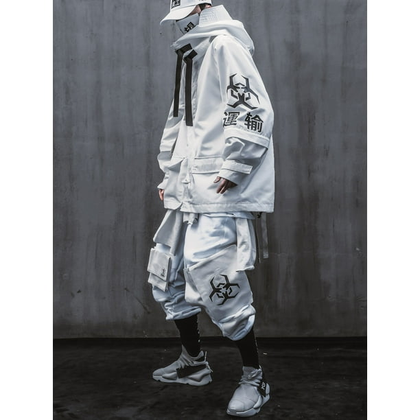 Niepce Inc Japanese Streetwear Zip Up Hooded White Men's